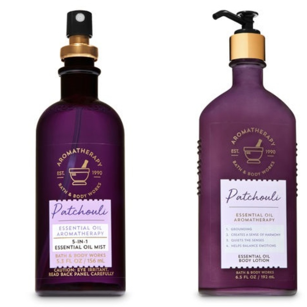 B&BW Patchouli Duo-Essential Oil Mist & Lotion
